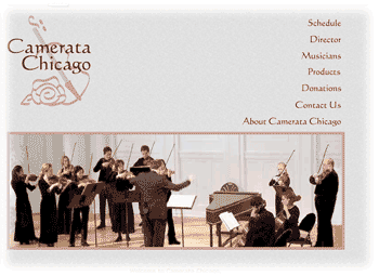 Camerata Chicago Website